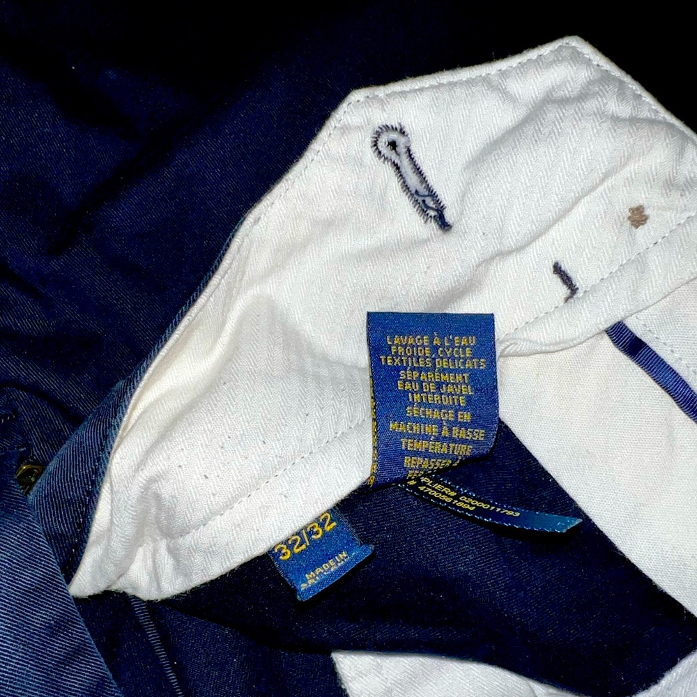 Navy Blue Polo Ralph Lauren Chino Pant (32x32)